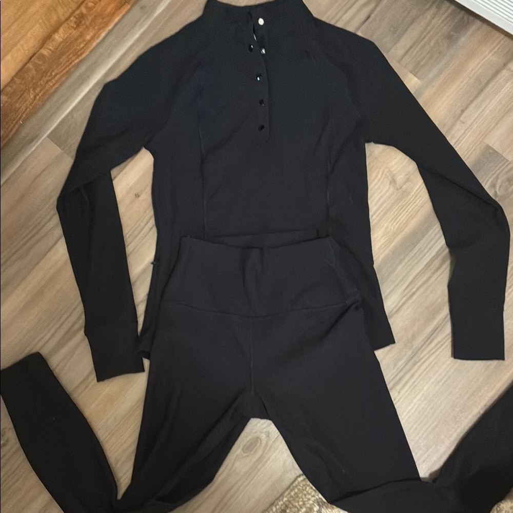 90 Degree By Reflex Black Skinny Jumpsuit Professional Fit